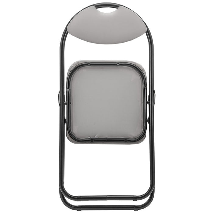 SEDIA PIEGHEVOLE 44X47XH80CM PVC GRIGIA