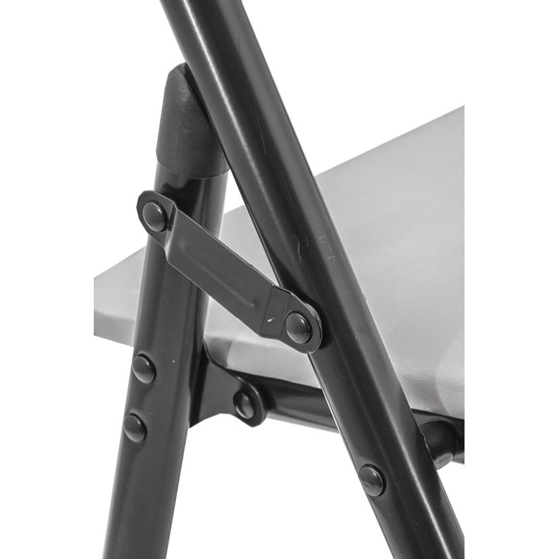 SEDIA PIEGHEVOLE 44X47XH80CM PVC GRIGIA