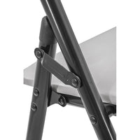 SEDIA PIEGHEVOLE 44X47XH80CM PVC GRIGIA