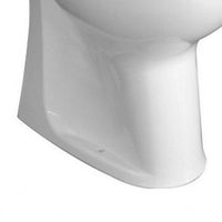 Wc in ceramica serie open con apertura anteriore e scarico unificato parete-pavimento