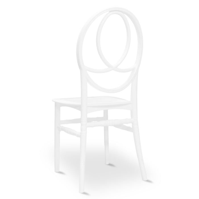 Sedia New Phoenix in plastica polipropilene colore bianco unico monoblocco