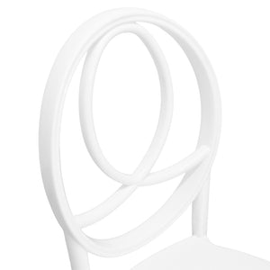 Sedia New Phoenix in plastica polipropilene colore bianco unico monoblocco