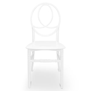 Sedia New Phoenix in plastica polipropilene colore bianco unico monoblocco