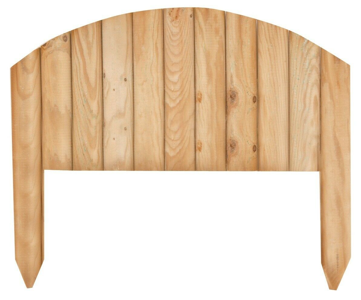 RECINTO STECCATO VAMPIRO ARCO 4 PZ. PER DELIMITARE AIUOLE CM.54X27+20H IN LEGNO DI PINO IMPREGNATO