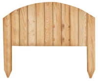 RECINTO STECCATO VAMPIRO ARCO 4 PZ. PER DELIMITARE AIUOLE CM.54X27+20H IN LEGNO DI PINO IMPREGNATO