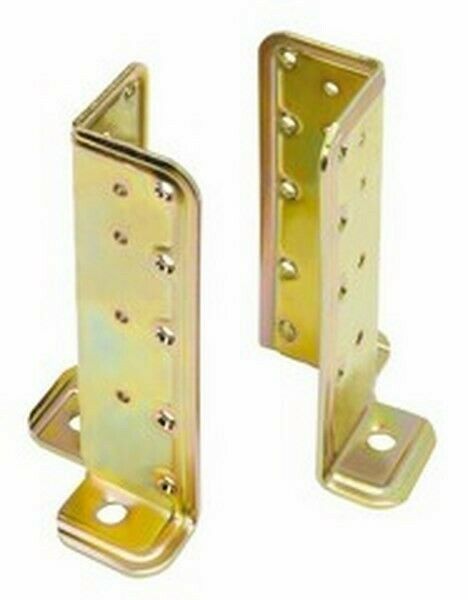 SUPPORTO DI ANCORAGGIO ANGOLARE PER PILASTRI LEGNO PZ.8  REGISTRABILE MM.H171X53X53