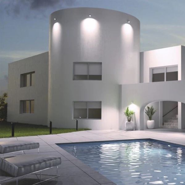 FARO PROIETTORE CON SENSORE DI MOVIMENTO LED 50W 4000K NERO SKY M.WAVE BENEITO