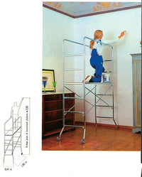 MINI PONTEGGIO TRABATTELLO SUPER TRIO CM.185