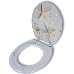Festnight asiento de inodoro (dm con spettacolare tapa con estre