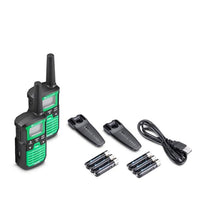 Midland XT30 Pro ricetrasmittente 16 canali 446.00625  446.19375 Nero, Verde (MIDLAND Walkie Talkie XT30 Pro Black/G)