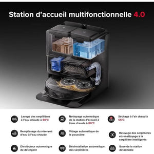ROBOROCK SAROS Z70 - Robot aspirapolvere - Braccio articolato OmniGrip - Potenza 22000 Pa - Design ultra sottile