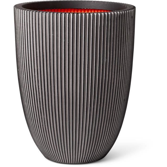 Vaso Capi Elegant Groove 46x58 cm Antracite 445501