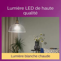 Philips, pacchetto di 6 LED trasparenti e 20 W 60W, bianco caldo, bianco caldo