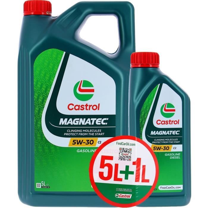 Olio motore - CASTROL MAGNATEC - 5W-30 C2 - 5L+1L - 057166