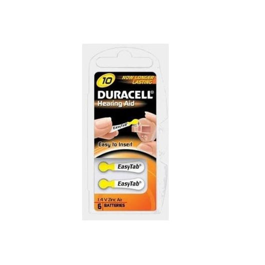 PILE DURACELL EASY TAB 10 GIALLO ACUSTIC