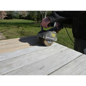 Pacchetto FARTOOLS 615127: Renovator REX120C + spazzola e cinghie in nylon - Legno speciale, metallo e pietra - Superfici piane o complesse