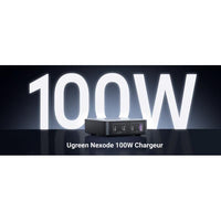Ugreen Nexode Universale Nero AC Ricarica rapida Interno (NEXODE 100W DESKTOP CHARGER UK)