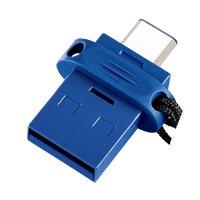 Memoria Pen Drive Verbatim Dual 32 Gb - Doppia interfaccia per porte USB Type-C e USB Type-A - Blu