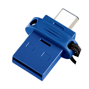 Memoria Pen Drive Verbatim Dual 32 Gb - Doppia interfaccia per porte USB Type-C e USB Type-A - Blu