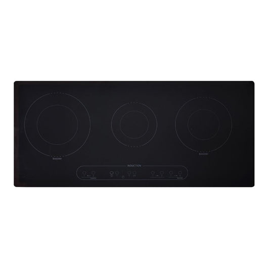 Piano cottura induzione Aeki 3 zone con due booster nero