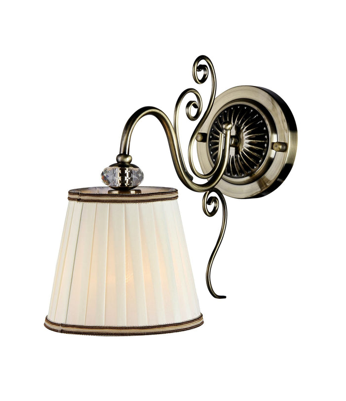 Lampada da parete Elegant in Metallo Vintage Bronzo Antique