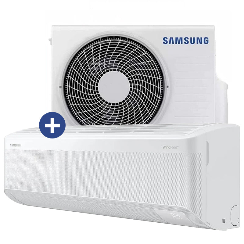SAMSUNG WINDFREE AVANT S2 9.000 BTU (U.I. + U.E.) - CONDIZIONATORE - 2,5KW - WI-FI - AI (AR70F09C1AWNEU + AR70F09C1AWXEU) - A+++/A++ - CON SOLARCELL