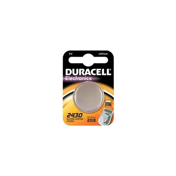 DURACELL CR2430 BLISTER 1 BATTERIA - master carton da 10 blister