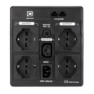 VULTECH UPS2000VA-PRO - GRUPPO DI CONTINUIT LINE INTERACTIVE CON LCD - 4 PRESE - 1 PRESA IEC13