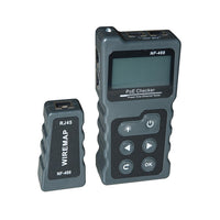 TESTER DI RETE PER CAVI 6 E 8 POLI, RJ11 E RJ45 CON UNITA'' LOCALE E REMOTA CON 8 LED + SCHERMATURA