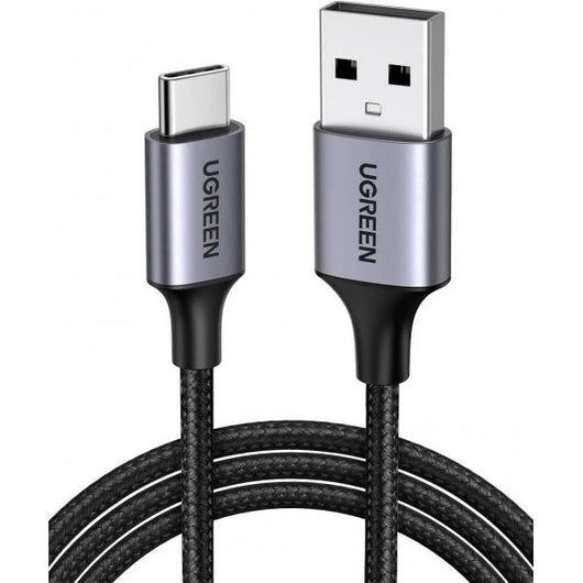 UGREEN Cavo USB Type-C a USB-A 2.0- 50cm- Intrecciato- Black