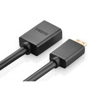 UGREEN Adattatore Mini HDMI maschio a HDMI femmina 22cm (Black)