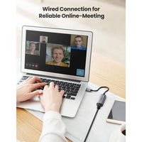 UGREEN Adattatore da USB Type C a Ethernet 10/100/1000M (Space Gray)