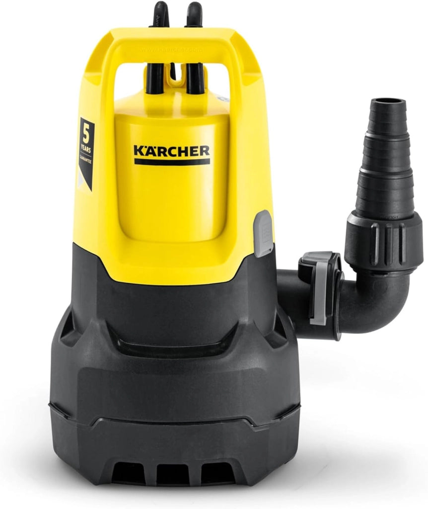 Kärcher Elettropompa a Immersione SP 16.000 Dirt, Portata 16.000 l/h, Profondità di Immersione max. 7 m, Filtra Particelle di Dimensioni Fino a 20 mm, Altezza Acqua Residua 25 mm, Pressione 0,8 bar