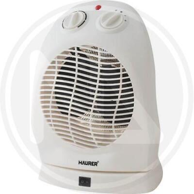TERMOVENTILATORE OSCILLANTE Mod. MITIA MAURER Potenza 1000/2000W CM. 21x16x29