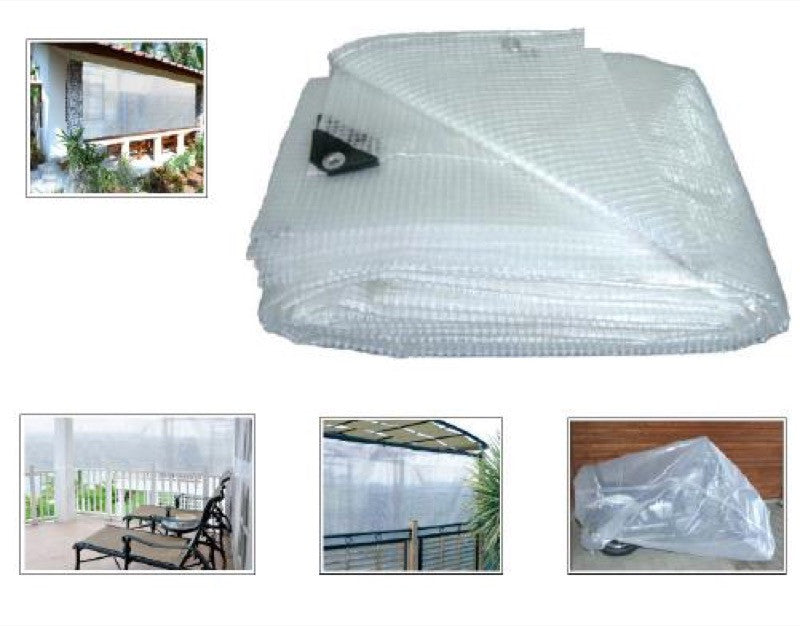 TELO RETINATO MULTIUSO IN PVC CON OCCHIELLI MT. 4X3,5