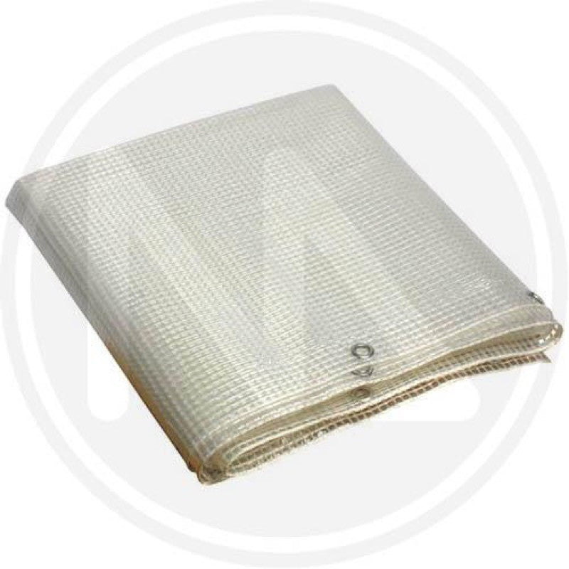 TELONI TELONE OCCHIELLATO RETINATO PVC PAPILLON MT. 3.50X2.50 BIANCO TRASPARENTE