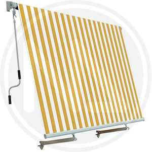 TENDA DA SOLE PER BALCONE A CADUTA CON BRACCI DI SUPPORTO MT.2,5x2,5