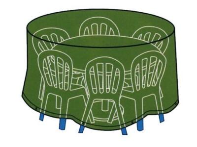 TELO COVER COPERTURA PER TAVOLI TONDI CON SEDIE CM. 193xH89 ARREDO GIARDINO