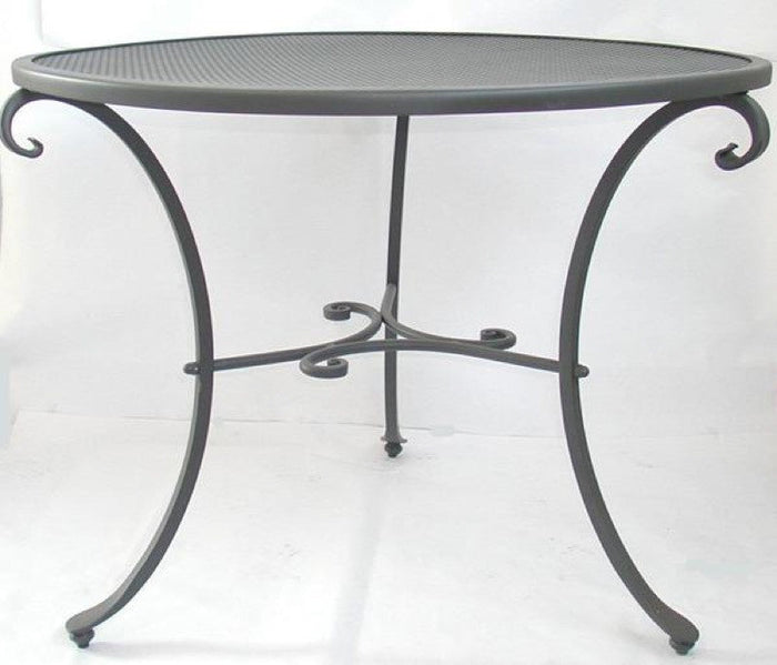 TAVOLO TAVOLINO IN FERRO BATTUTO D.CM.70 H.77 TAVOLI ARREDO GIARDINO ESTERNO