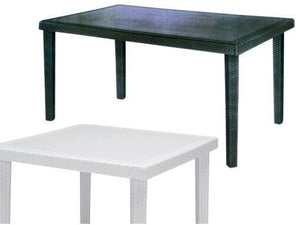 TAVOLO IN RESINA BOHEME CM.150x90xH74 TAVOLI ARREDO GIARDINO ARREDAMENTO