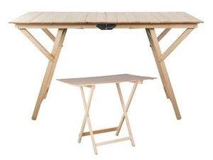 TAVOLI TAVOLO PIEGHEVOLE IN LEGNO CM. 60X80H75 ARREDAMENTO PER ESTERNO