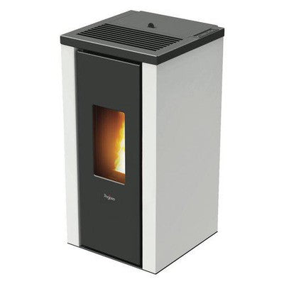 STUFE A PELLET VERA DA 7 KW PER 170 MC MISURA 45X45,5X89,5H