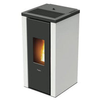 STUFE A PELLET VERA DA 7 KW PER 170 MC MISURA 45X45,5X89,5H
