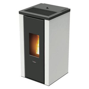 STUFE A PELLET VERA DA 7 KW PER 170 MC MISURA 45X45,5X89,5H