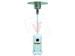 STUFA A GAS GPL A FUNGO GLOBEX CM. 222 CON RUOTE KW 13 COLORE BIANCO