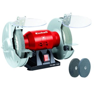 SMERIGLIATRICE DA BANCO CON DOPPIA MOLA POTENZA 150 W EINHELL TH-BG 150 MOLA
