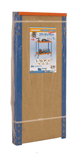 SIMONWORK WAGON 2/400 CHIPBOARD AZUL/NAR/MADER