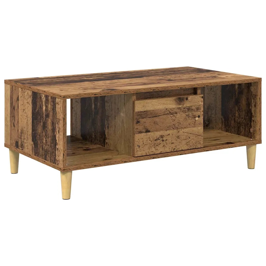 Tavolino da salotto | Tavolino da caff¨¨ | Tavolino da Soggiorno Legno vecchio 90 x 50 x 26.5 cm