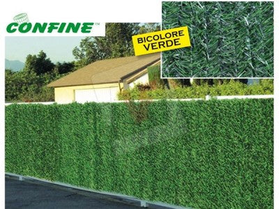 SIEPE FINTA ARTIFICIALE PER RETE RECINZIONE ABETE SINTETICA ANTICADUTA MT 3X1