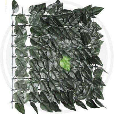 SIEPE SINTETICA A FOGLIE LAURO ASCOT SCHERMATURA TOTALE MT. 1X20